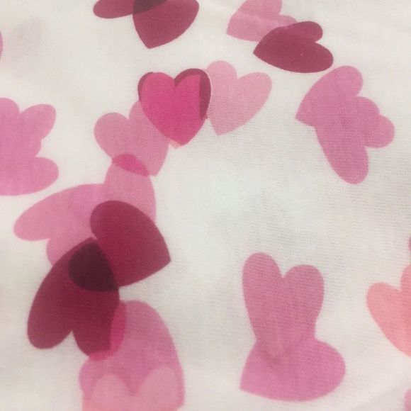 Pink Heart Valentine Print Top Plus Size - Picture 7 of 8